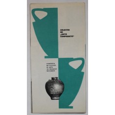 COLECTIA DE ' ARTA COMPARATA ' , BUCURESTI , STR. DR. OBEDEANU , PLIANT DE PREZENTARE , 1967