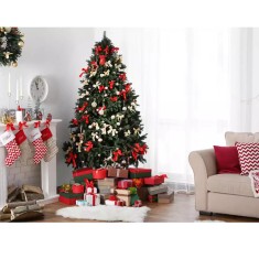 Brad Artificial de Craciun, Verde, 1.5 m, 400 Crengute, Suport Inclus &ndash; Farmecul Perfect al Sarbatorilor