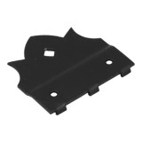 Conector decorativ negru 85x85x2.5mm