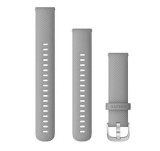 GARMIN ERSATZARMBAND 18MM SILIKON HELLGRAU/SCHNALLE SILBER 010-12932-00 GARMIN