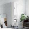 VidaXL Dulap &icirc;nalt, alb, 34,5x34x180 cm, lemn prelucrat 3200329
