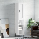 vidaXL Dulap &icirc;nalt, alb, 34,5x34x180 cm, lemn prelucrat