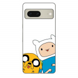 Husa compatibila cu Google Pixel 8 Silicon Gel Tpu Model Finn and Jake Tongues