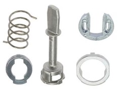 Kit reparatie incuietoare yala usa auto Techstar, compatibil VW Passat B5 Lupo Bora Golf 4 Audi A3 A4 A6, 1996&ndash;2005, 5 piese metalice