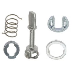 Kit reparatie incuietoare yala usa auto Techstar, compatibil VW Passat B5 Lupo Bora Golf 4 Audi A3 A4 A6, 1996&ndash;2005, 5 piese metalice, 3B0837167