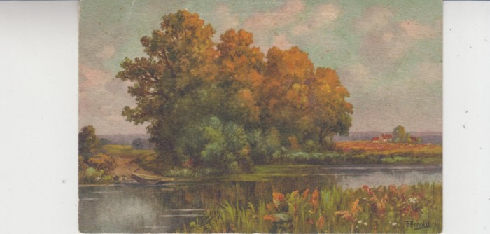 D11 A 55 - Felicitare de colectie - tematica natura - anii 1930