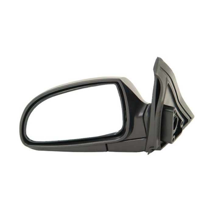 Oglinda exterioara Hyundai Accent (Lc) 01.2001-12.2003 partea stanga BestAutoVest crom convex texture reglare manuala prin cablu fara incalzire