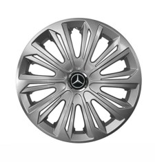 Set 4 capace roti Strong silver varnished pentru gama auto Mercedes-Benz, R14 foto