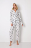 Cumpara ieftin Aruelle pijama femei, culoarea alb