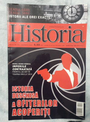 Revista Historia ( an XIV, nr. 154, noiembrie 2014) foto