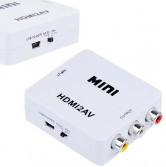 Adaptor Convertor HDMI la RCA Audio Video, HDMI la AV, Full HD 1080p foto