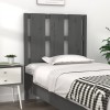 VidaXL Tăblie de pat, gri, 80,5x4x100 cm, lemn masiv de pin 817967