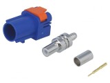 Conector FAKRA Tată Crimpat Polarizare C-Signal Blue