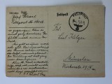 Cumpara ieftin Carte postala nazista circulata la 1941 cu stampila svasticii, Germania, Printata