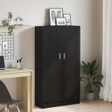 Set de biblioteci Gossi 2 buc negru stejar 165x30,5x150 cm lemn prelucrat