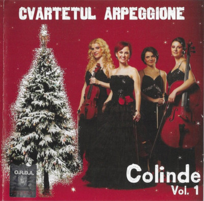 CD Cvartetul Arpeggione &amp;lrm;&amp;ndash; Colinde Vol. 1 , original, holograma, colinde foto