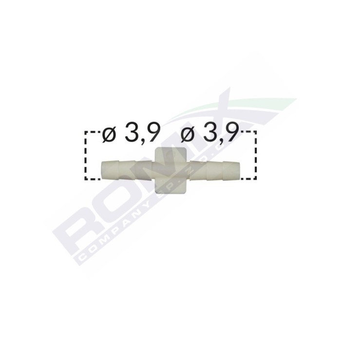 Conector Liniar Furtun Conducte Universal 3.9Mm - Gri Set 5 Buc 136784 C60657-RMX