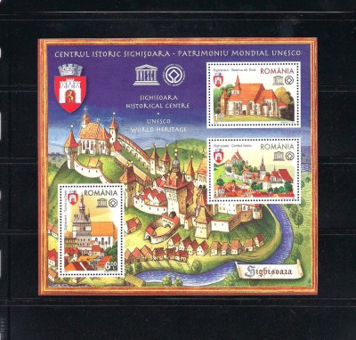 ROMANIA 2009 - SIGHISOARA, BLOC , MNH - LP 1838b foto