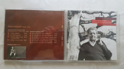[CDA] Franz Schubert - Sonate B-Dur D960 Moments Musicaux D708 - cd audio foto
