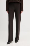 Joseph Ribkoff pantaloni culoarea maro, drept, high waist, 153088F25