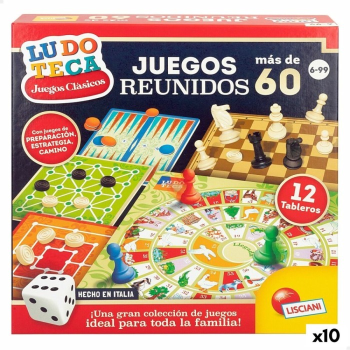 Joc de Masă Lisciani Giochi Juegos reunidos 26 x 1 x 26 cm ES (10 Unități)