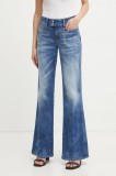 Diesel jeansi D-HUSH L.32 TROUSERS femei high waist, A13820.09L19