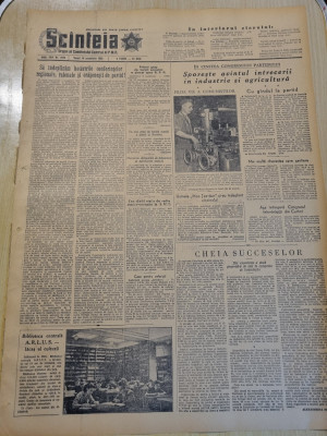 scanteia 14 octombrie 1955-art.regiunea constanta,pascani,sarulesti,craiova,arad foto