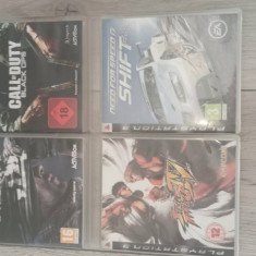 Jocuri PS3 COD Ghost,NFS Shift, Street Fighter 4, COD BO Pret PER bucata