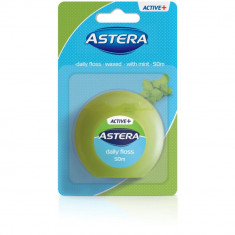 Ata Dentara ASTERA Active, 50 m, Ata pentru Ingrijire Dentara, Ata pentru Curatarea Dintilor, Ata pentru Ingrijire Orala, Articole Ingrijire Dentara, foto