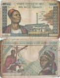 1970, 10.000 francs (P-15d) - Mali!