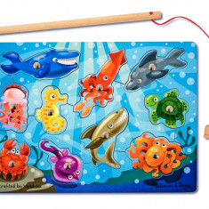 Joc de pescuit magnetic Animale marine Melissa and Doug