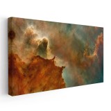 Tablou nebuloasa galaxie maro 2078 Tablou canvas pe panza CU RAMA 30x60 cm