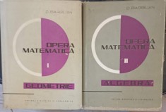 OPERA MATEMATICA VOL.1-2 GEOMETRIE, ALGEBRA-DAN BARBILIAN-215751