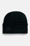 Emporio Armani caciula de lana culoarea verde, de lana, din tricot gros, 637343 4F520