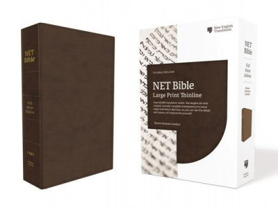 Net Bible, Full-Notes Edition, Genuine Leather, Brown, Comfort Print: Holy Bible foto