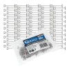 Set stifturi pentru sistemul de nivelare al placilor, 100 bucati, Geko G00396B