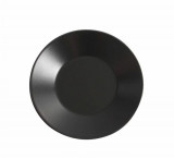 Reserve: farfurie desert stoneware 21 cm, culoare neagra