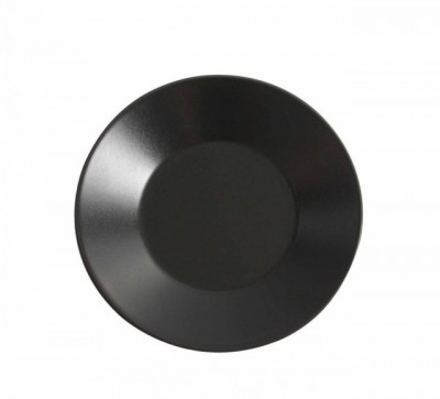 Reserve: farfurie desert stoneware 21 cm, culoare neagra foto