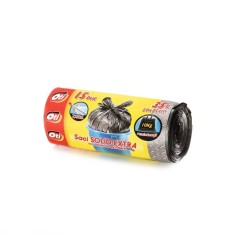 Saci Menaj OTI Solid Extra, 35L, 50x75 cm, 15 Buc/Rola, Negru, Saci Menaj, Saci de Gunoi, Saci Menajeri 35L, Saci de Gunoi Negri, Saci Menajeri Negri, foto
