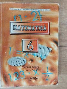 Matematica. Manual pentru clasa a 6-a - George Turcitu, Ionica Rizea foto