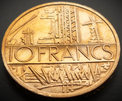 Moneda 10 FRANCI - FRANTA, anul 1977 * cod 1918 foto