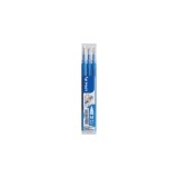 Pachet 12 buc set 3 Rezerve Roller Frixion Ball Pilot 0.7 mm varf mediu Rezerva roller Frixion Pilot 3 buc/set Albastru Celest