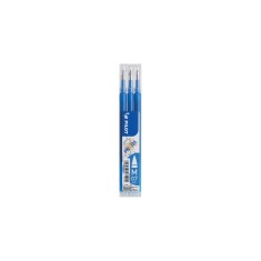 Pachet 12 buc set 3 Rezerve Roller Frixion Ball Pilot 0.7 mm varf mediu Rezerva roller Frixion Pilot 3 buc/set Albastru Celest
