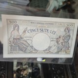 500 lei 1933 , 21 aprile , aunc/unc , rara