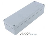 Carcasă Universală Aluminiu Gri 81x252x57mm
