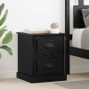VidaXL Dulap de noapte Stejar negru 39 x 39 x 47.5 cm Lemn compozit