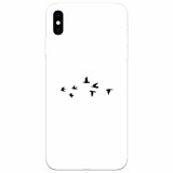 Husa silicon pentru Apple Iphone X, Birds