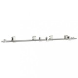 Cumpara ieftin Set piese pentru usa glisanta, argintiu, 200 cm otel inoxidabil