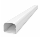 Canal Mascare Traseu Frigorific OPTIMA T62 Bara 2m 11130062 (62x46 mm), PVC Alb