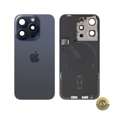 Capac Baterie Apple iPhone 15 Pro Albastru (Blue Titanium) Swap